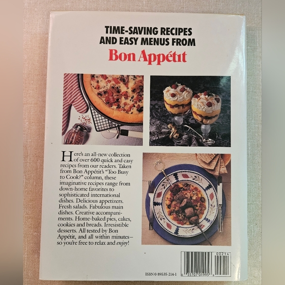 3/$15 Too Busy to Cook? Volume 2 Cookbook - Picture 4 of 8